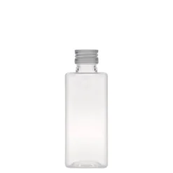 Bottiglia PET da 250 ml 'Karl', quadrata, plastica, bocca: PP 28