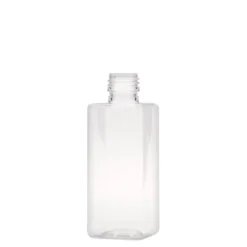 Bottiglia PET da 250 ml 'Karl', quadrata, plastica, bocca: PP 28