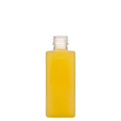 Bottiglia PET da 250 ml 'Karl', quadrata, plastica, bocca: PP 28