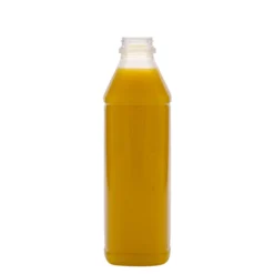 Bottiglia PET da 1.000 ml 'Milk and Juice Carré', quadrata, plastica, bocca: 38 mm