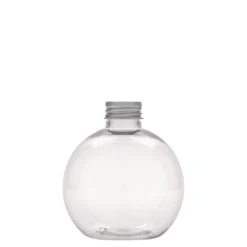 Bottiglia PET da 250 ml 'Perry', rotonda, plastica, bocca: 24/410