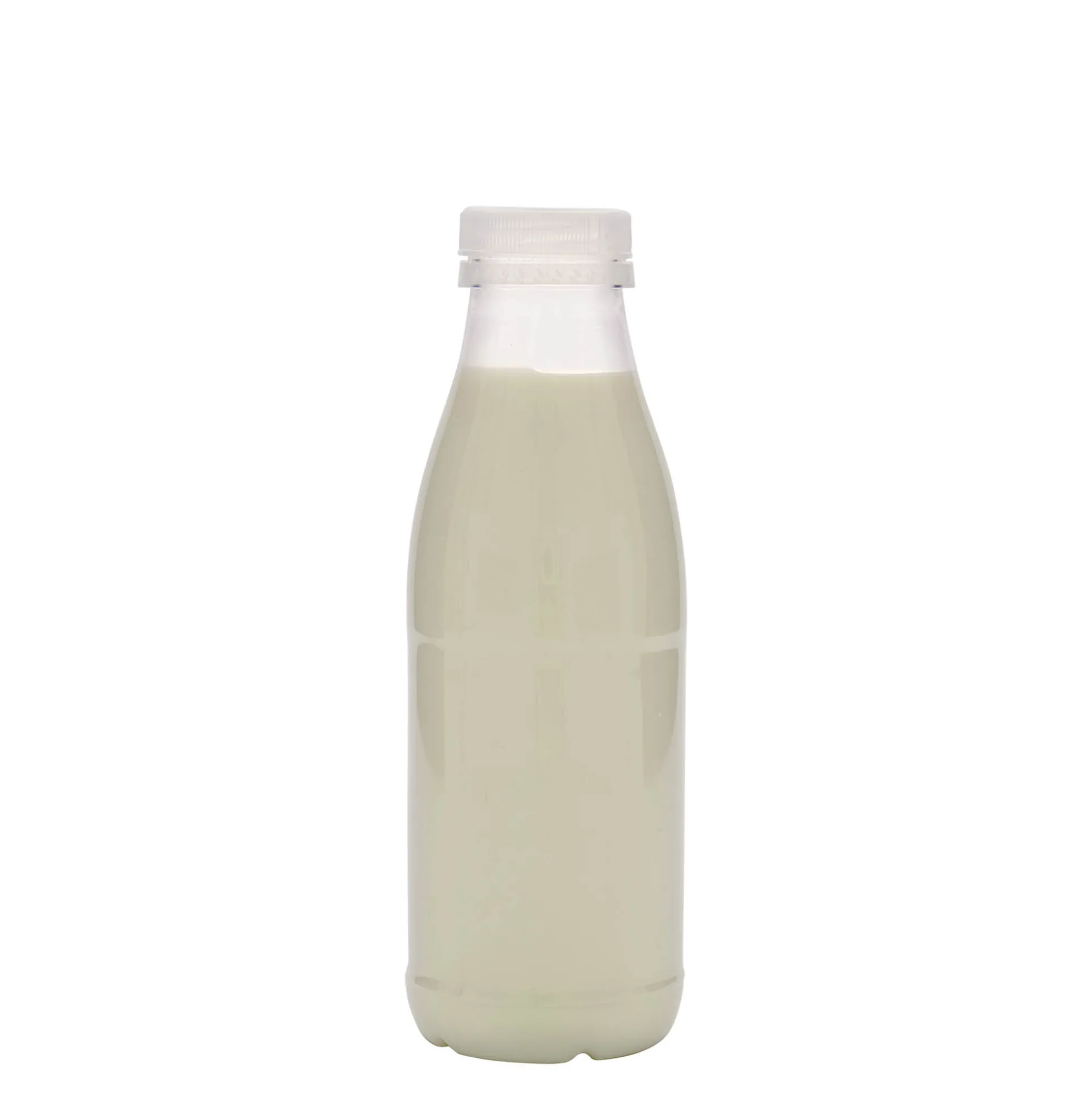 Bottiglia PET 500 ml 'Milk and Juice', plastica, bocca: 38 mm