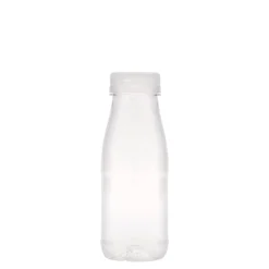 Bottiglia PET 250 ml 'Milk and Juice', plastica, bocca: 38 mm