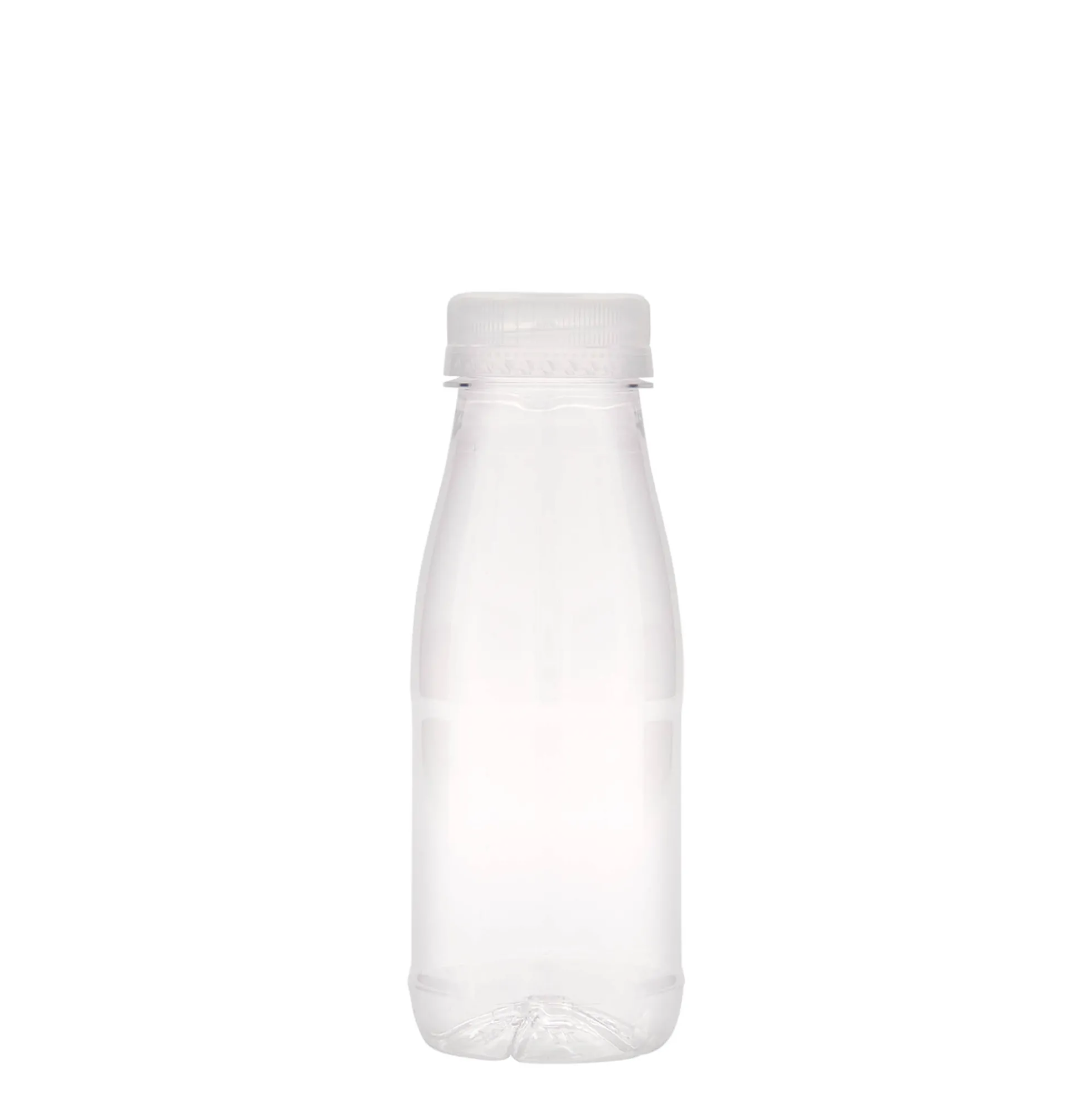 Bottiglia PET 250 ml 'Milk and Juice', plastica, bocca: 38 mm