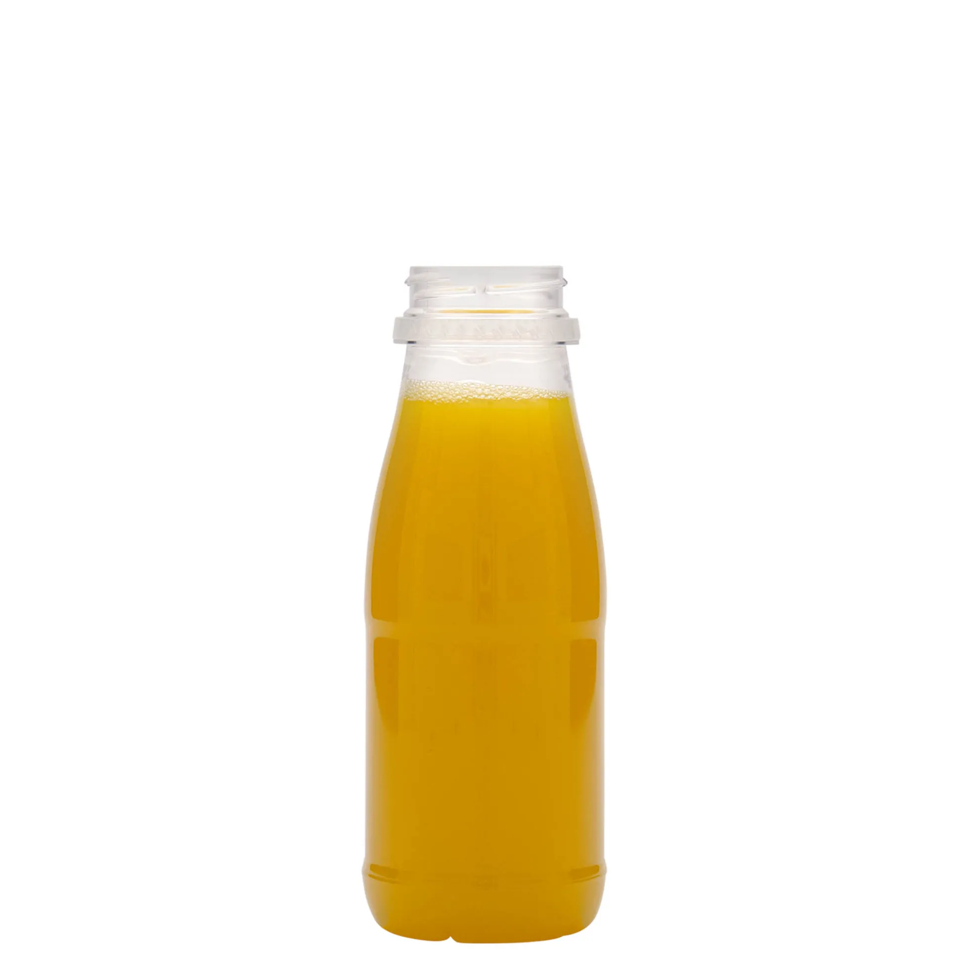 Bottiglia PET 250 ml 'Milk and Juice', plastica, bocca: 38 mm