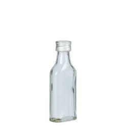 Bottiglia tascabile da 40 ml, rettangolare, bocca: PP 22