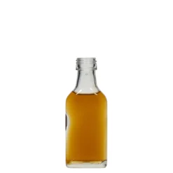 Bottiglia tascabile da 40 ml, rettangolare, bocca: PP 22