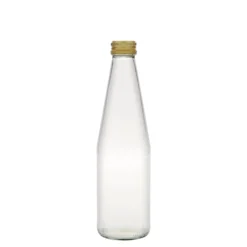 Bottiglia universale da 330 ml a forma di carota, vetro, bocca: PP 28