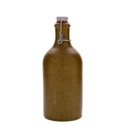 Brocca da 500 ml, gres, marrone cristallo, bocca: chiusura a staffa