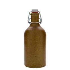 Brocca da 500 ml, gres, marrone cristallo, bocca: chiusura a staffa