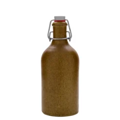 Brocca da 500 ml, gres, marrone cristallo, bocca: chiusura a staffa