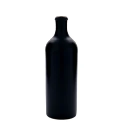 Brocca da 750 ml, gres, nero, bocca: sughero