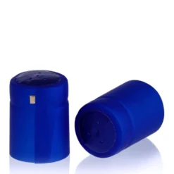 Capsula termoretraibile 32x41, plastica PVC, blu