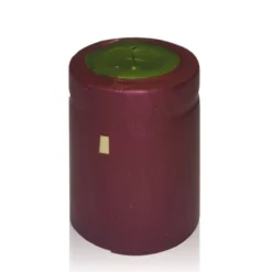 Capsula termoretraibile 32x41, plastica PVC, rosso scuro