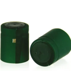Capsula termoretraibile 32x41, plastica PVC, verde scuro