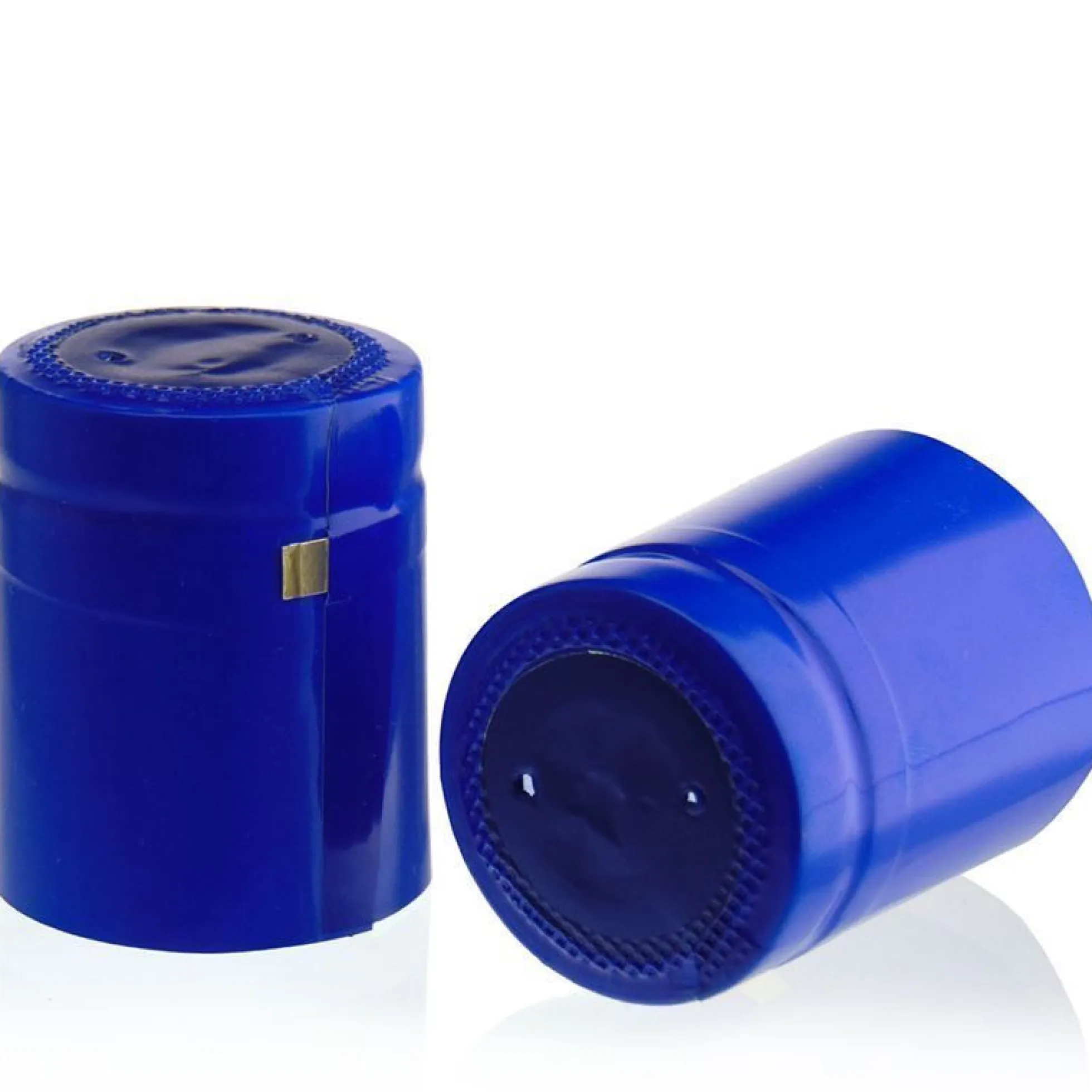 Capsula termoretraibile 32x41, plastica PVC, blu
