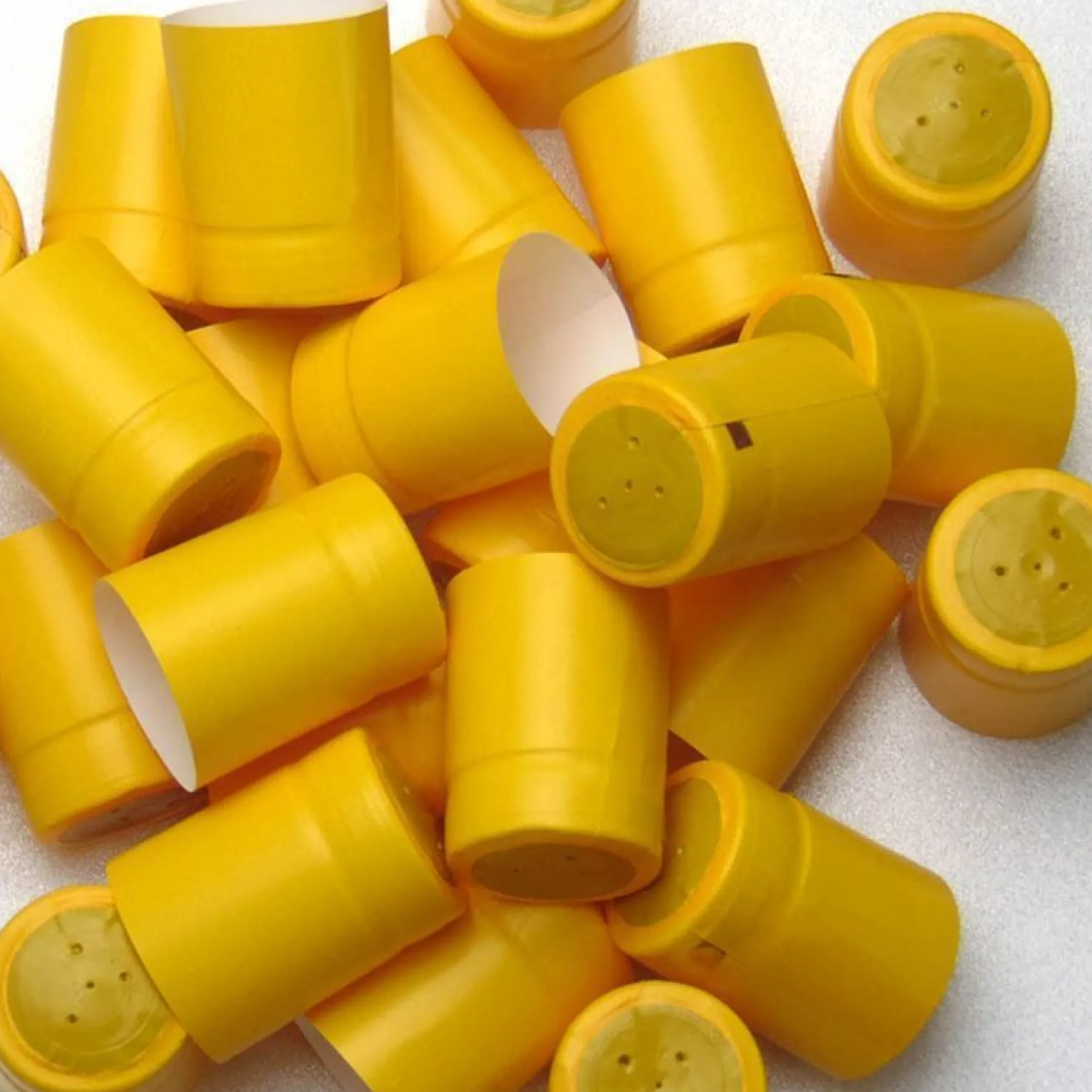 Capsula termoretraibile 32x41, plastica PVC, gialla