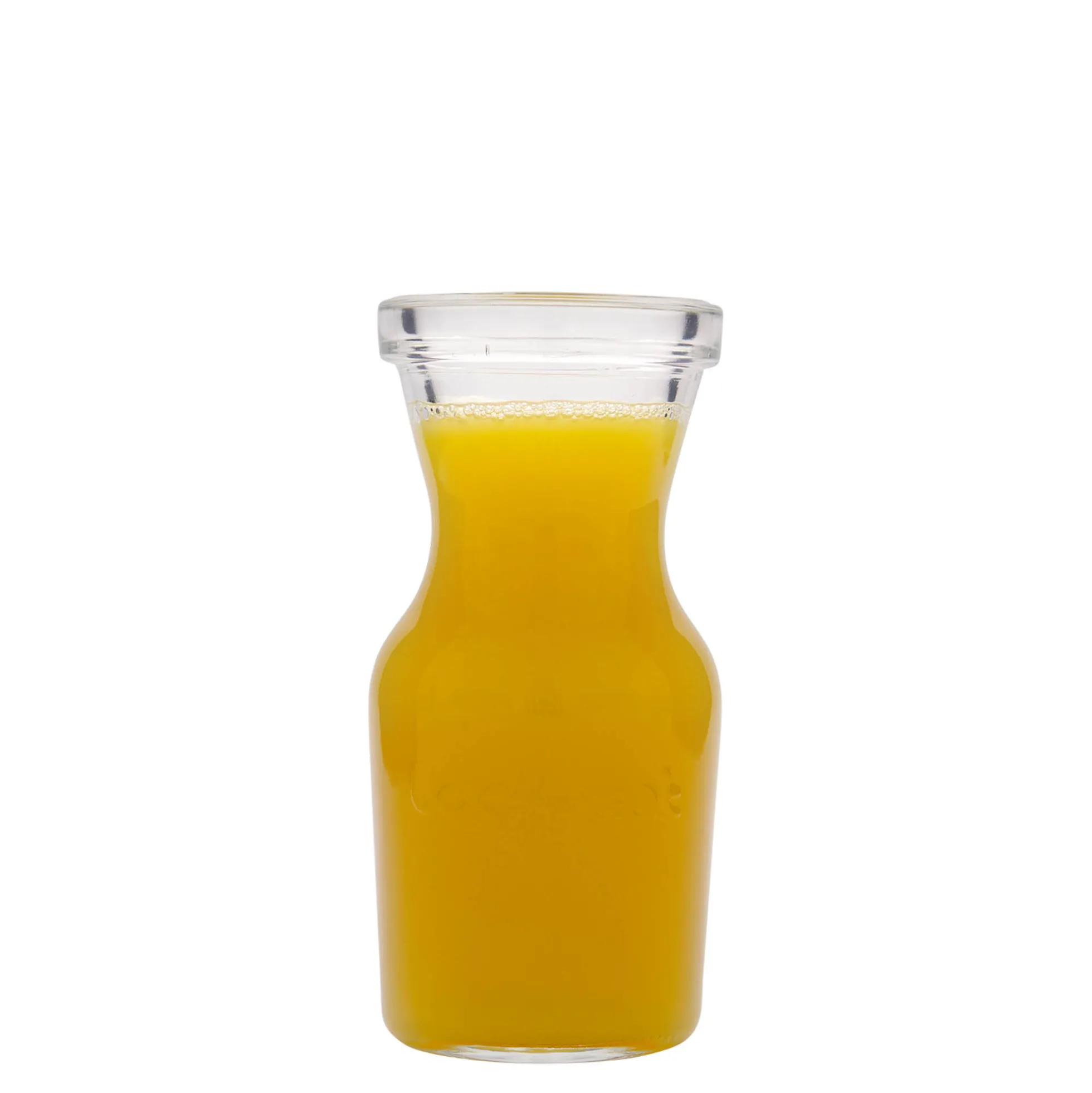 Caraffa in vetro da 250 ml 'Lock-Eat', bocca: chiusura a gancio metallico