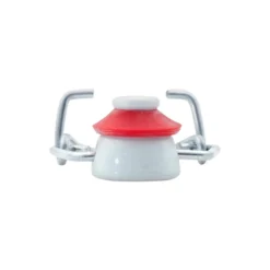 Chiusura a fibbia standard, plastica, rosso-bianco
