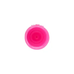Chiusura a vite con cerniera a battente, plastica PP, rosa, per bocca: 24/410