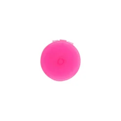 Chiusura a vite con cerniera a battente, plastica PP, rosa, per bocca: 24/410