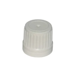 Chiusura a vite Disc Top, plastica PP, bianca, per bocca: 24/410