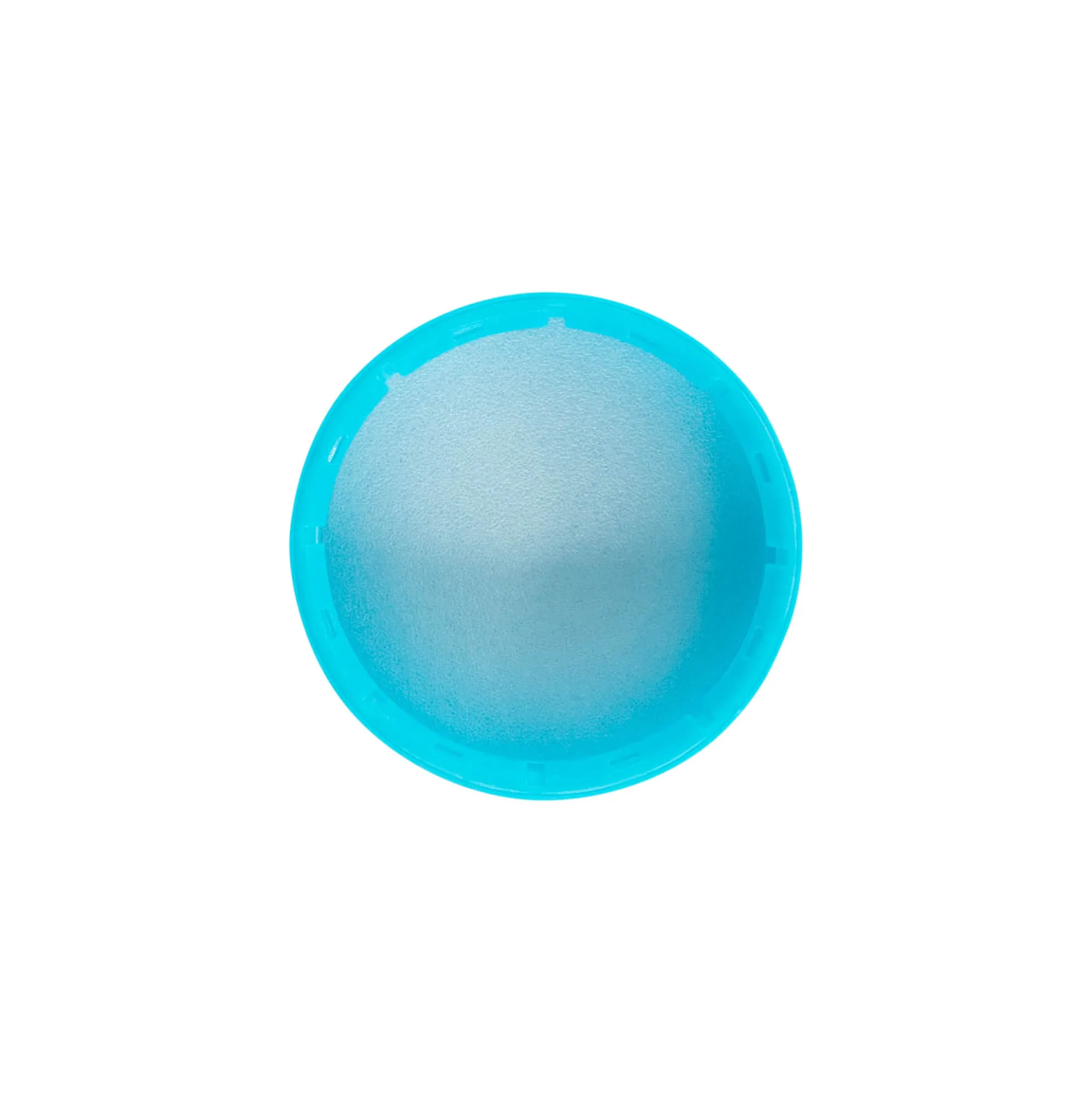 Chiusura a vite 40mm, plastica PE, azzurro chiaro