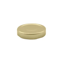 Chiusura Deep-Twist-Off, lamiera bianca, oro, per bocca: Deep-TO 66