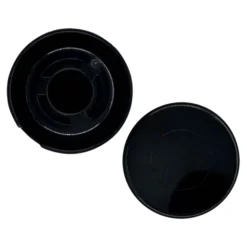 Chiusura per barattolo spezie, macinino, plastica PP, nero, per bocca: 38/400