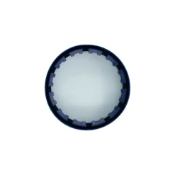 Coperchio a calotta per vaso in ceramica standard, plastica HDPE, blu