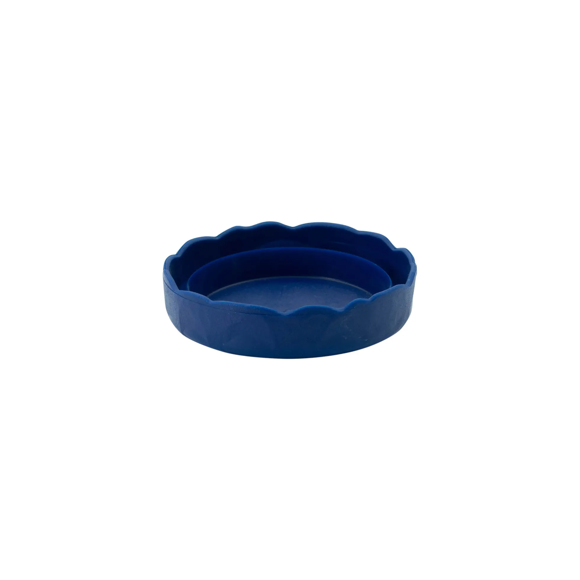 Coperchio a calotta per vaso in ceramica a collo stretto, plastica HDPE, blu