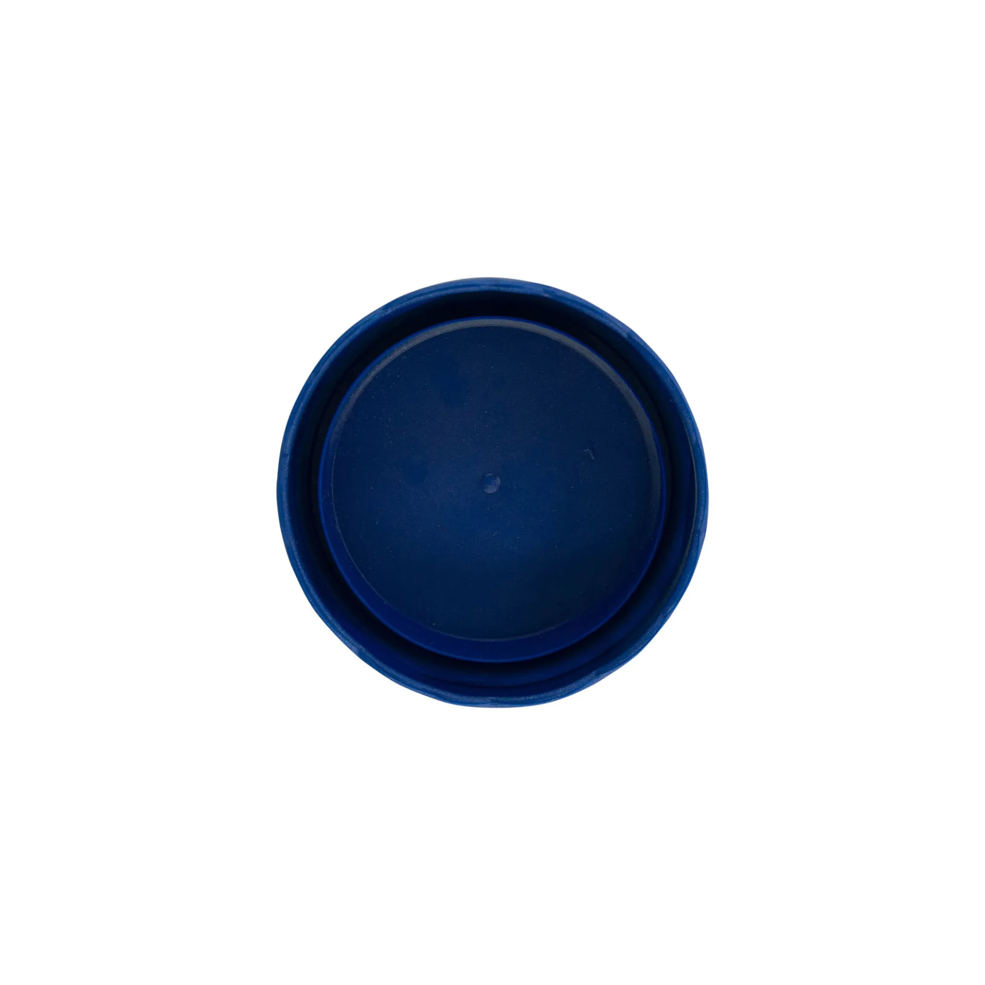 Coperchio a calotta per vaso in ceramica a collo stretto, plastica HDPE, blu