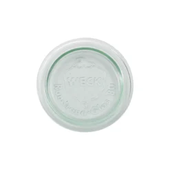 Coperchio in vetro WECK, bordo rotondo, per bocca: RR80