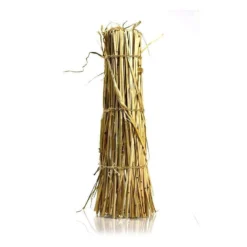 Decorazione per bottiglia con cannuccia, beige