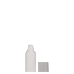 Dispenser airless da 15 ml 'Micro', plastica PP, bianco