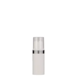 Dispenser airless da 5 ml 'Nano', plastica PP, bianco