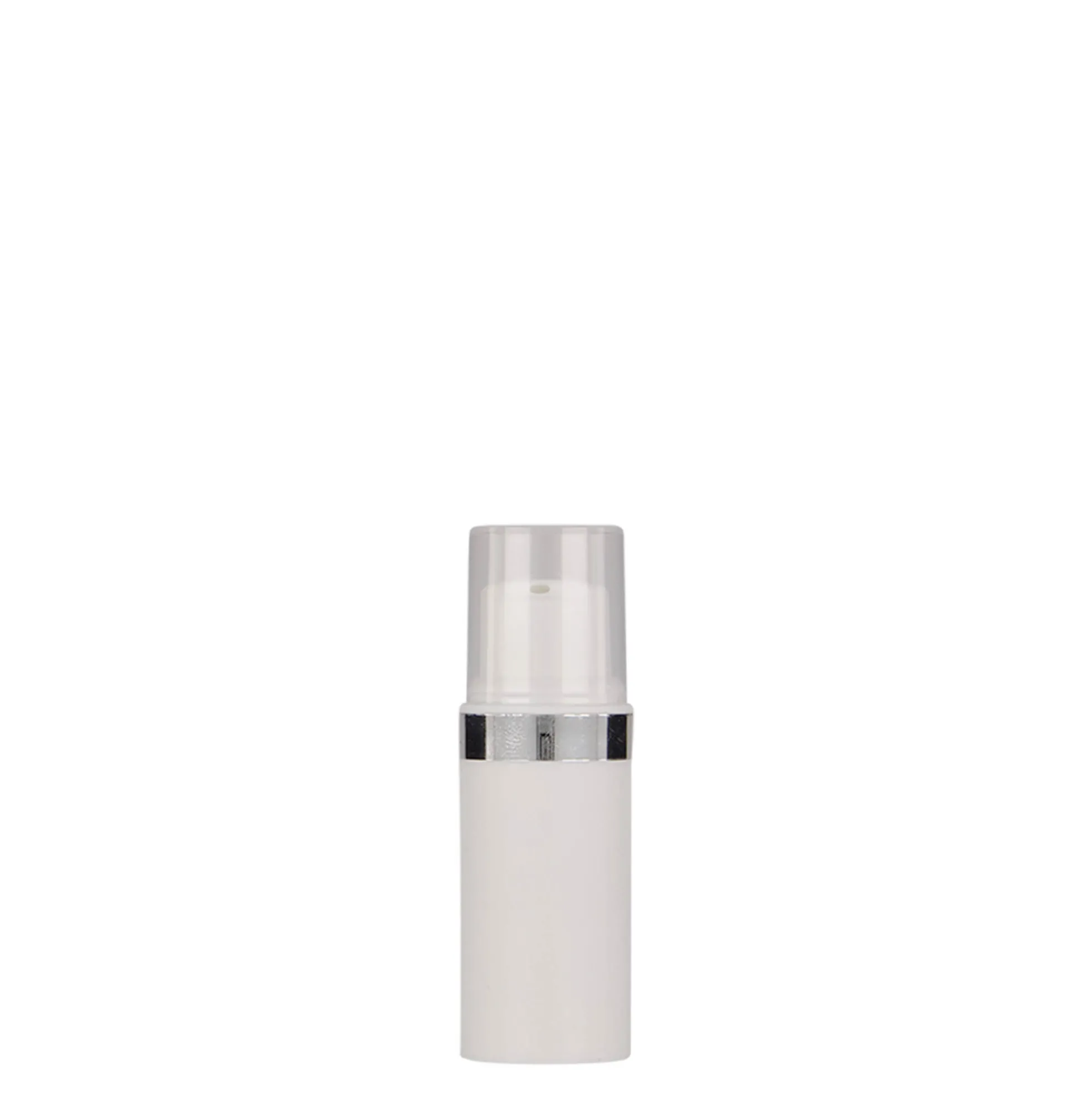 Dispenser airless da 5 ml 'Nano', plastica PP, bianco