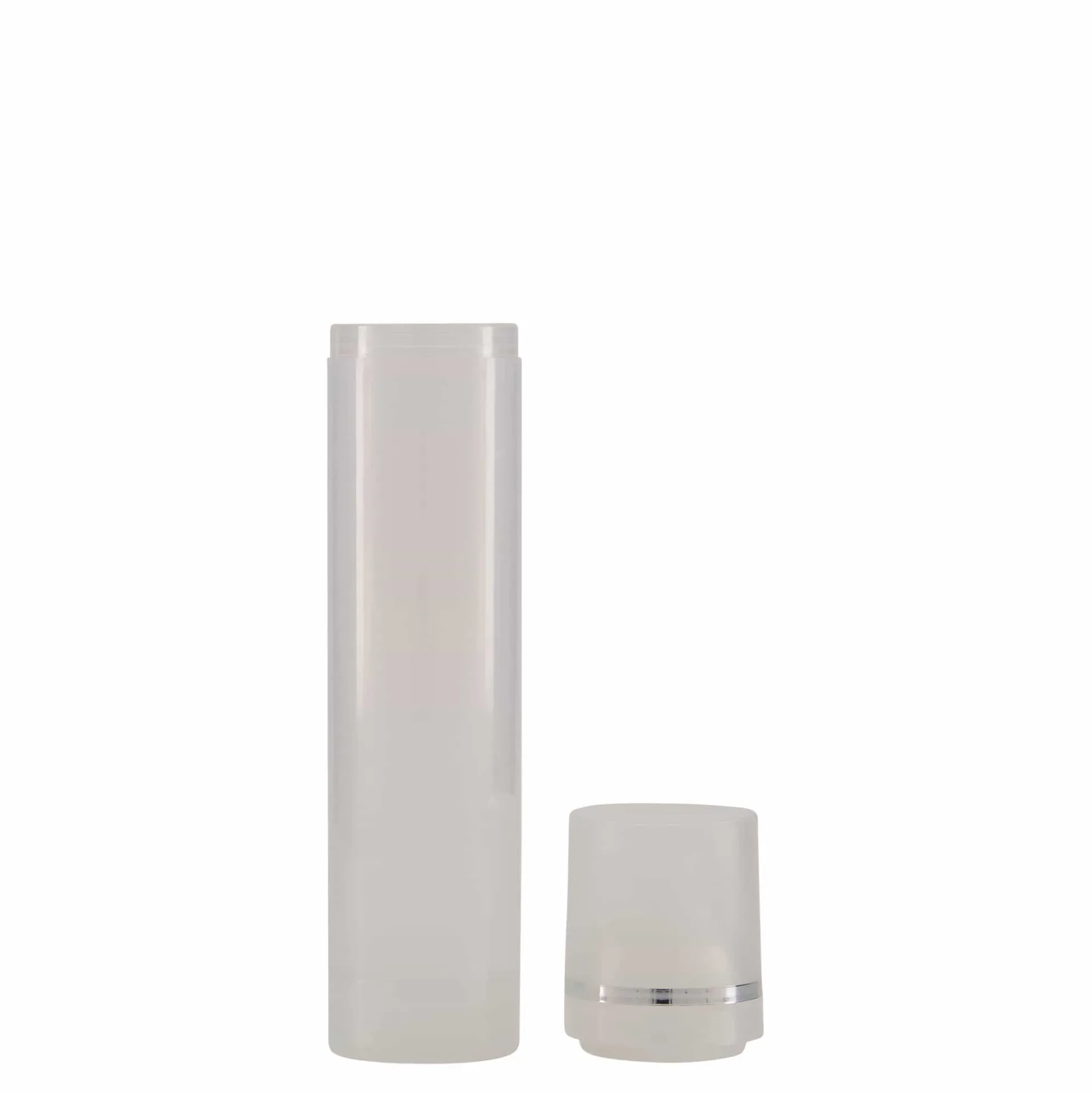 Dispenser Airless 100 ml 'Mezzo', plastica PP, naturale