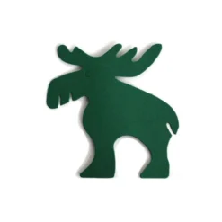 Etichetta pendente Renna, verde