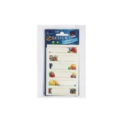 Etichette Zweckform 'Frutta', rettangolari, carta, multicolore