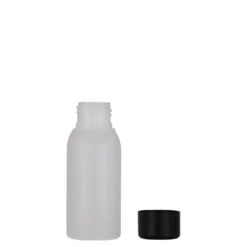 Flacone in plastica da 50 ml 'Tuffy', HDPE, naturale, bocca: 24/410
