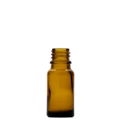 Flacone spray 10 ml medico, vetro, marrone, bocca: DIN 18