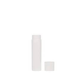 6 ml astuccio per rossetto, plastica PP, bianco