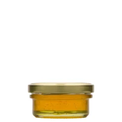 65 ml barattolo a caduta piatto, apertura: Twist-Off (TO 66)
