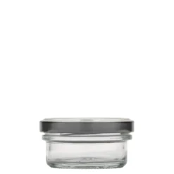 65 ml barattolo a caduta piatto, apertura: Twist-Off (TO 66)