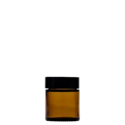 30 ml barattolo 'Brown Line', vetro, marrone, apertura: chiusura a vite