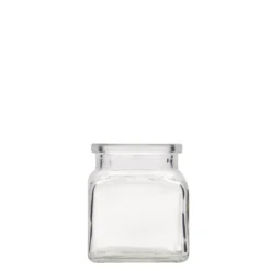 120 ml barattolo con tappo in sughero, quadrato, bocca: sughero