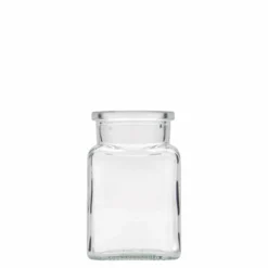 150 ml barattolo con tappo in sughero, quadrato, bocca: sughero
