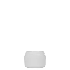 5 ml barattolo di plastica 'Bianca', PP, bianco, bocca: chiusura a vite