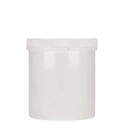 1.000 ml barattolo di plastica 'Securilock', PP, bianco, bocca: chiusura a vite